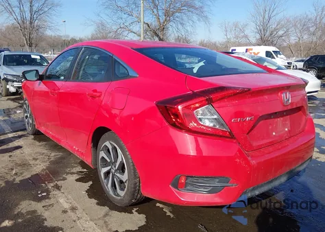 2018 Honda Civic Lx z USA, uszkodzony, nr VIN 2HGFC2F52JH587591